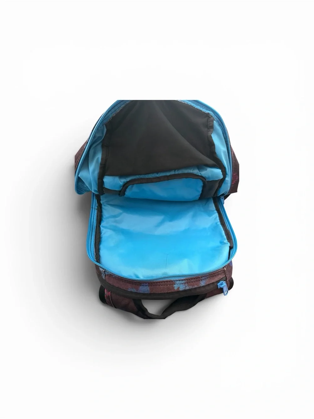 Dakine Hibiscus Floral Print Sling Backpack - Blue/Brown
